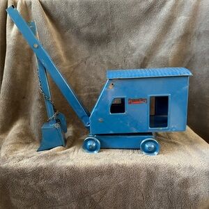 Vintage 1940'S Structo Toys Pressed
Steel Blue Steam Shovel Crane